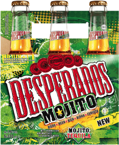 Bier Aanbieding Desperados Mojito Sixpack Fles X Bij Hanos